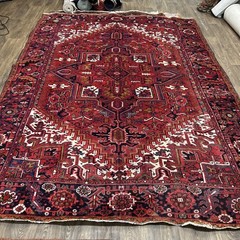 8’5 x 11 ft Vintage Perzian Natural Village Rug Handmade Rug