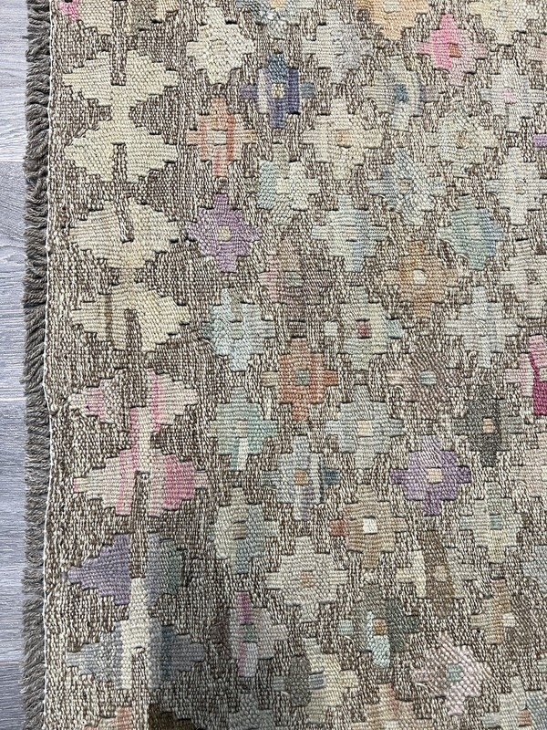 Vintage Kilim Traditional Hand Made Oriental Wool Kilim 5ftx3.2ft 147cmx99cm gallery