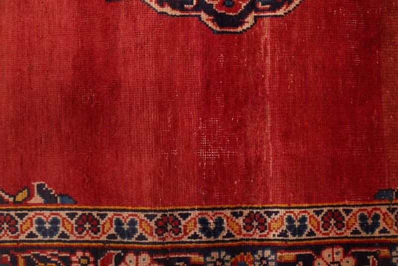 Vintage 3'9" x 6'11" Traditional Hand Knotted Vegetable Dye Wool Area Rug gallery