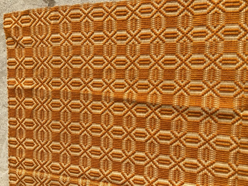 Vintage Handmade Geometric Traditional Wool Area Rug 210x162 cm gallery
