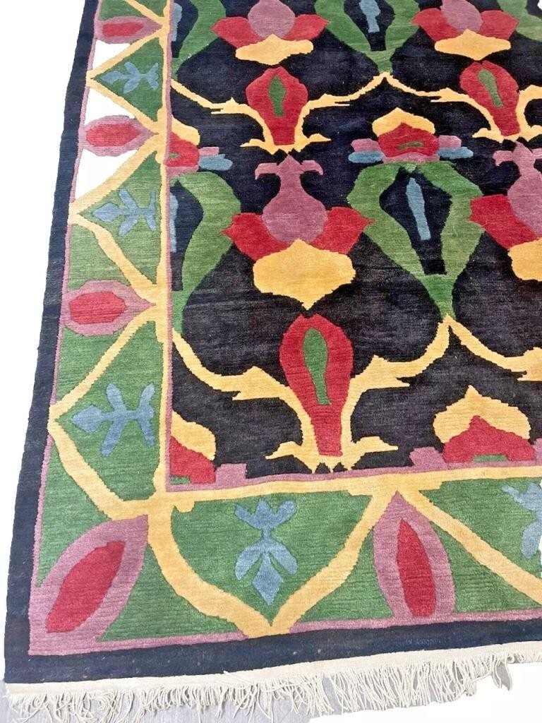 Vintage Rug Modern Tufenkian Tibetan William Morris Arts & Crafts Design gallery