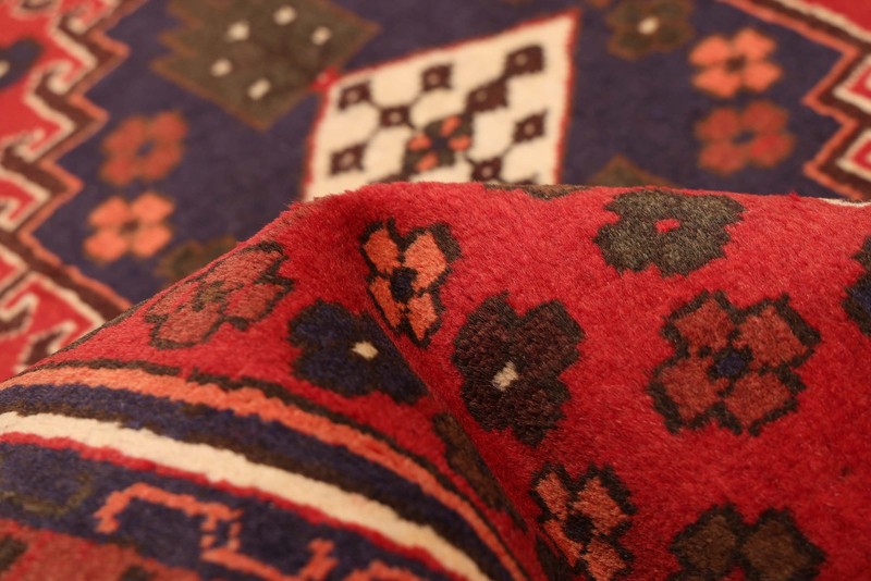 Vintage Hand-Knotted Area Rug 3'3" x 4'11" Traditional Wool Carpet gallery