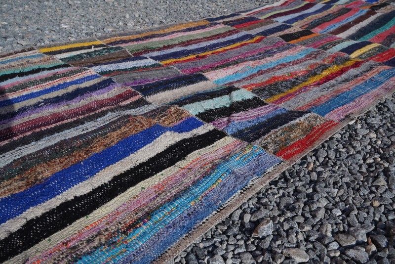 Turkish Kilim Runner Rug 3x16 ft Vintage Handmade Farmhouse Extra Long Rug 833 gallery