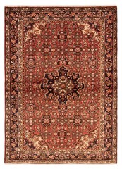 Vintage Traditional Hand-Knotted Area Rug 4’10” x 6’9″ Oriental Wool Carpet