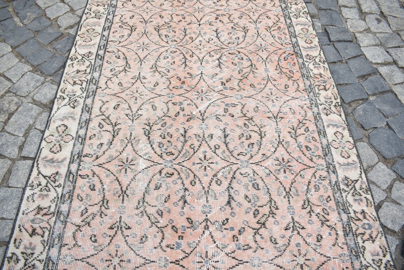 Turkish Rug 3'5'' x 6'6'' ft Vintage Turkish Rug Sweet Bohemian Oushak Area Rug gallery