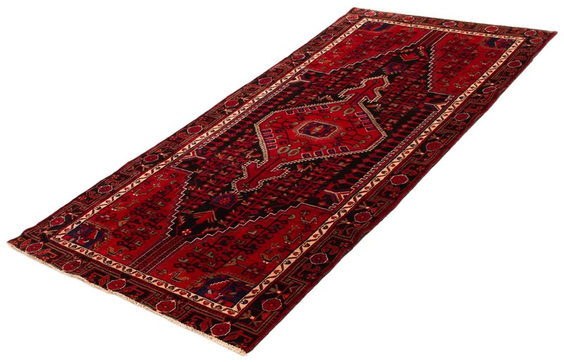 Vintage 4'8" x 10'9" Traditional Hand Knotted Vegetable Dye Wool Area Rug gallery
