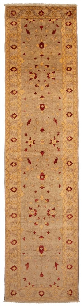 Vintage Hand-knotted Runner Rug 2'10" x 12'8" Traditional Oriental Wool Carpet