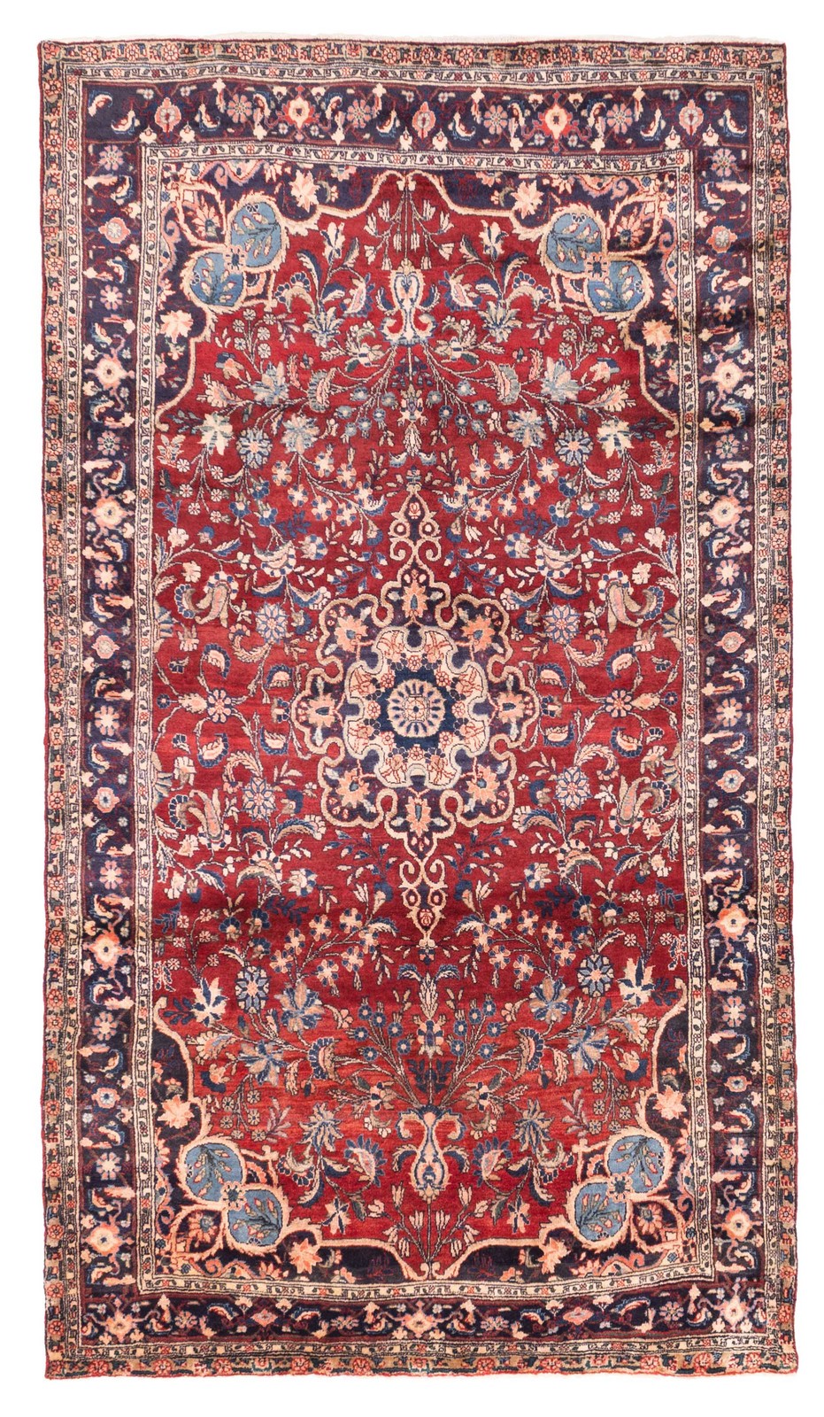 Traditional Vintage Hand-Knotted Area Rug 5'1" x 9'1" Oriental Wool Carpet gallery