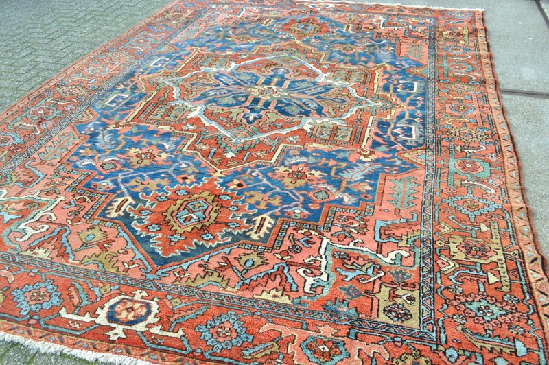 GORGEOUS 1890’S GENUINE ANTIQUE SERAPI HERIZ REGION RUG *** WWS*** gallery