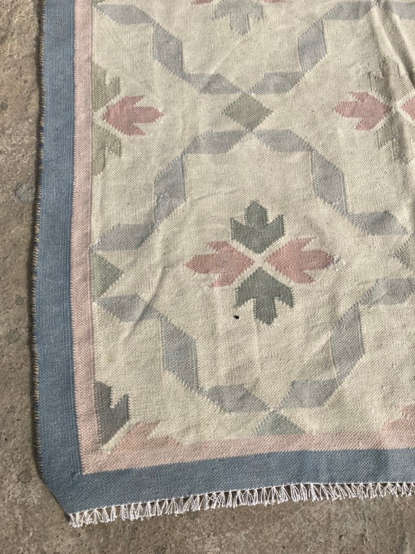 Vintage Traditional Handmade Lovely Turkish Floral Floor Rug Carpet 167x113 cm gallery