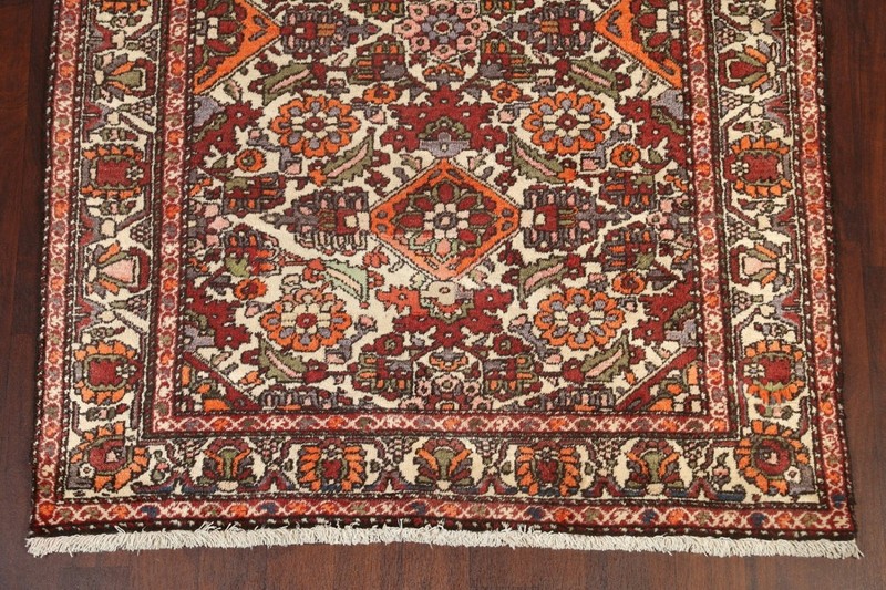 Antique Vegetable Dye Area Rug 5x10 Hand-knotted Wool Geometric Traditional gallery