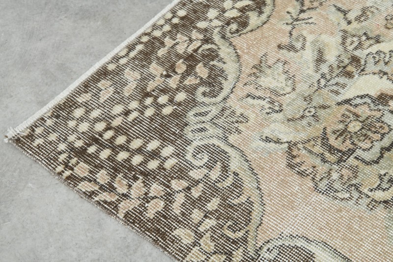 6x9 ft rug, antique turkish carpet vintage oushak rug hand-knotted small rug,420 gallery