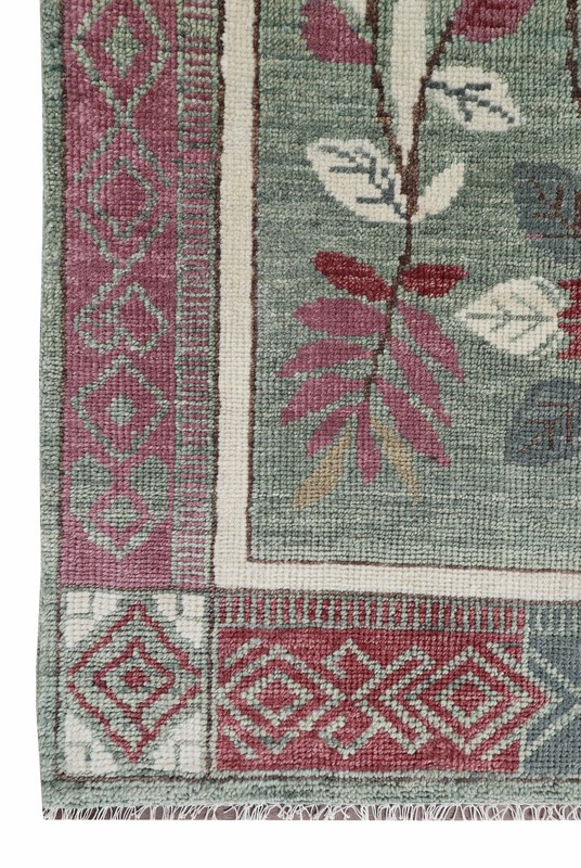Elegant Teal Base Rug with Gold Accents Rug 8x10 ft gallery