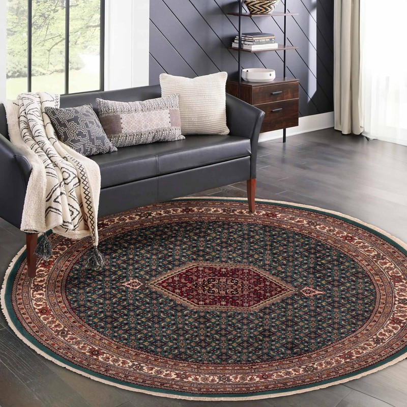 Vintage Hand-Knotted Carpet 8'2" x 8'0" Traditional Oriental Wool Area Rug gallery