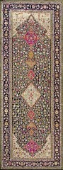 7’x19′ Mid 19th Century Antique Caucasian Long and Narrow Wide Galley Karabagh
