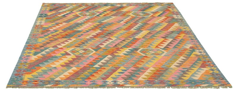 Vintage Hand Woven Area Rug 5'8" x 7'10" Traditional Wool Oriental Carpet gallery