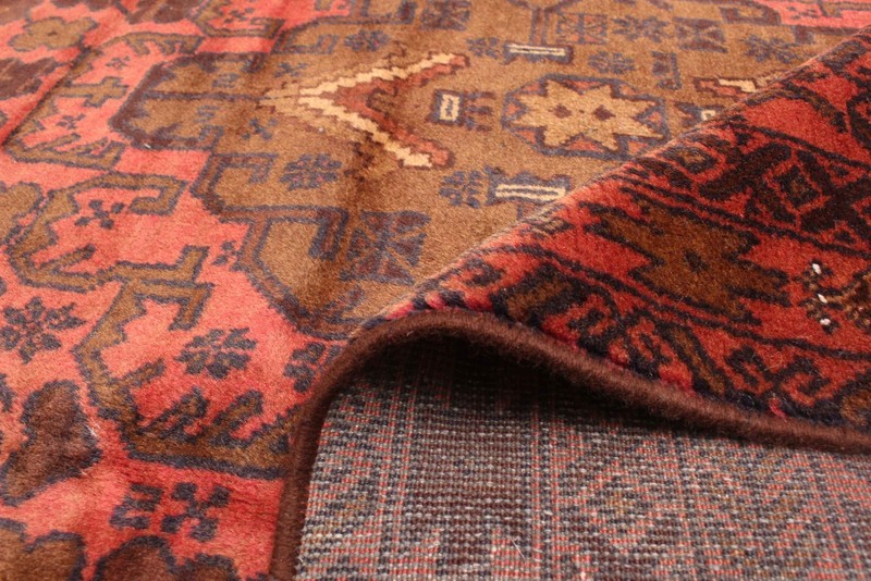 Vintage 4'0" x 6'7" Traditional Hand Knotted Vegetable Dye Wool Area Rug gallery