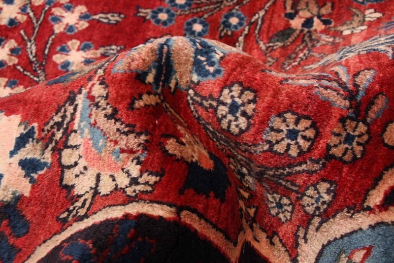 Traditional Vintage Hand-Knotted Area Rug 5'1" x 9'1" Oriental Wool Carpet gallery