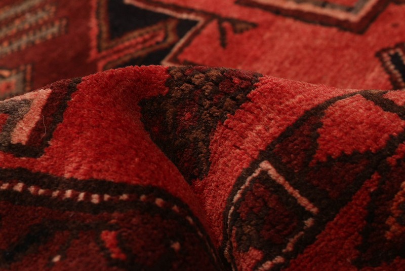 Vintage Hand-knotted Runner Rug 3'4" x 9'7" Traditional Oriental Wool Carpet gallery