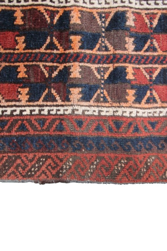 2x3 Antique Tribal Handmade Wool Area Rug Traditional Design c.1900 gallery