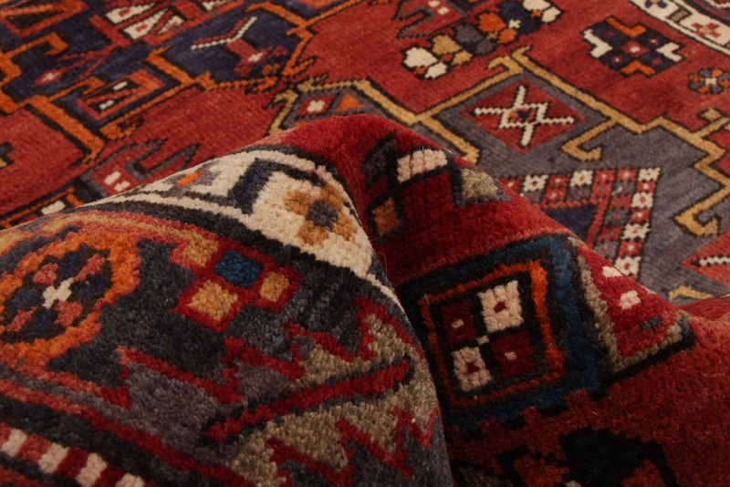 Vintage Hand-knotted Runner Rug 3'4" x 11'8" Traditional Oriental Wool Carpet gallery