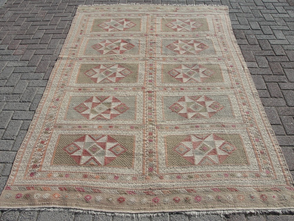 Large 6x9 kilim rug, Area rug, turkish kilim rug, rug