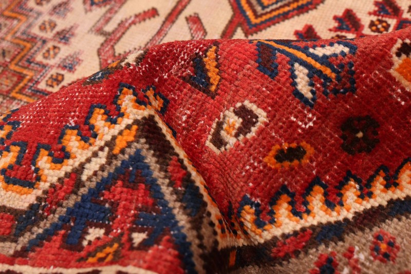 Vintage Geometric Area Rug 5'3" x 9'4" Traditional Hand-Knotted Wool Carpet gallery