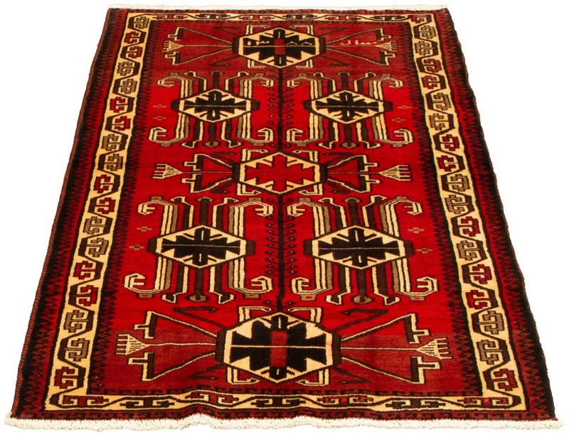 4'1" x 7'5" Vintage Hand Knotted Area Rug Traditional Oriental Wool Carpet gallery