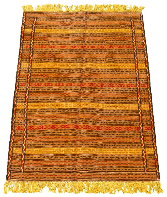 Vintage Hand Woven Area Rug 3'1" x 4'10" Traditional Wool Oriental Carpet gallery
