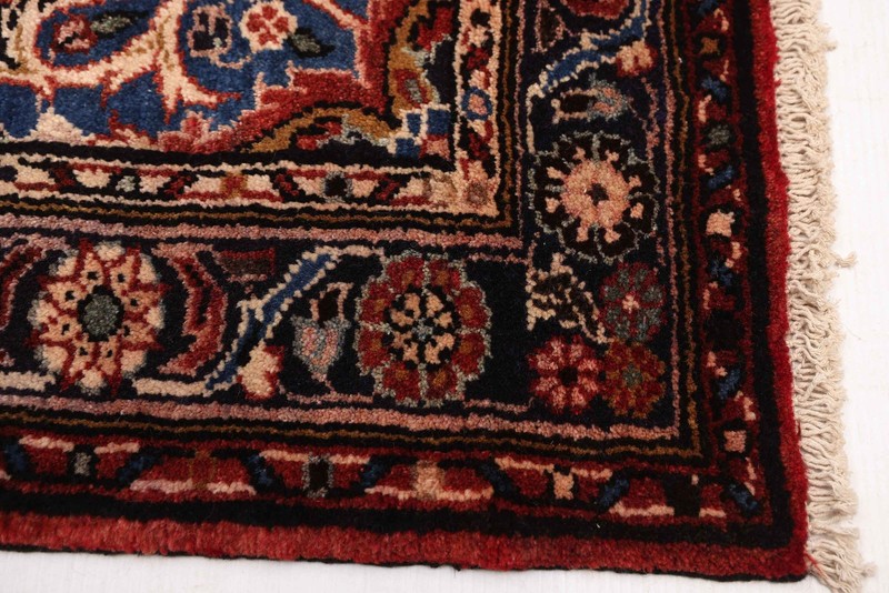 3'5" x 10'2" Vintage Hand-knotted Runner Rug Traditional Oriental Wool Carpet gallery
