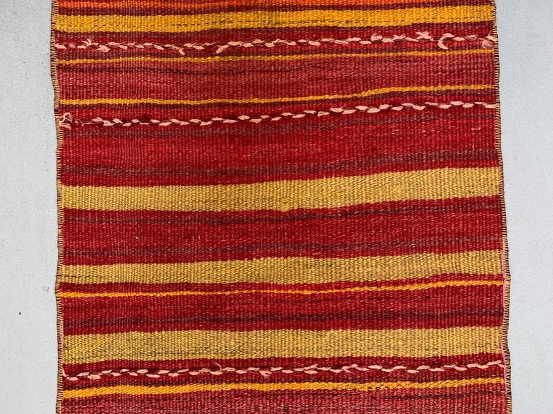 Old Turkish narrow Kilim Runner 405x49 cm shabby chic, vintage kelim gallery