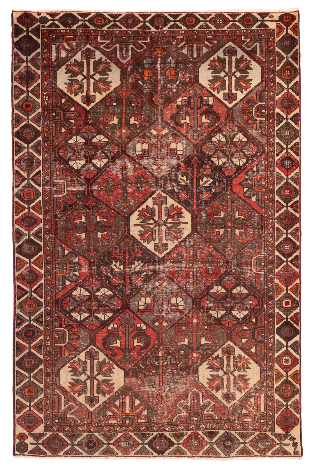 Traditional Vintage Hand-Knotted Area Rug 6'6" x 10'0" Oriental Wool Carpet gallery