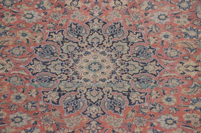Floral Traditional Vintage Rug Hand-knotted 10x13 Wool Large Living Room Carpet gallery