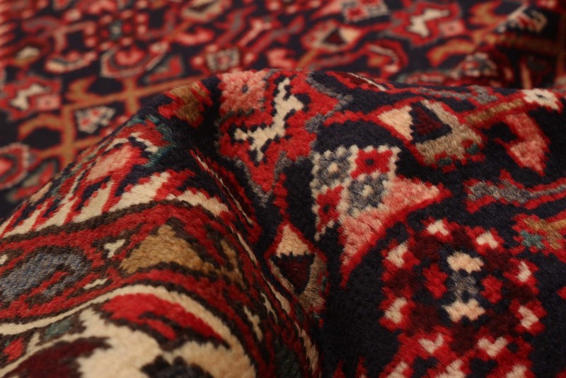 3'7" x 9'10" Vintage Hand-knotted Runner Rug Traditional Oriental Wool Carpet gallery