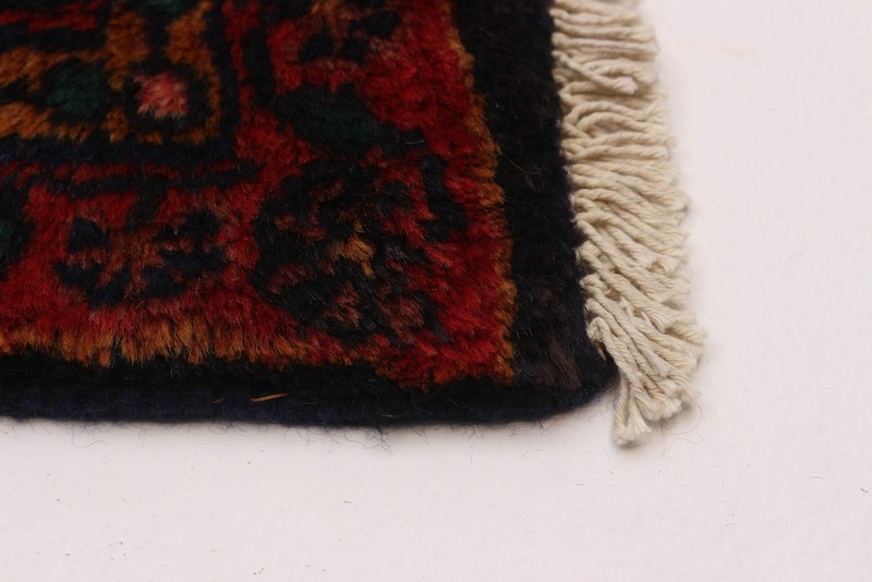 3'8" x 13'5" Vintage Hand-knotted Runner Rug Traditional Oriental Wool Carpet gallery