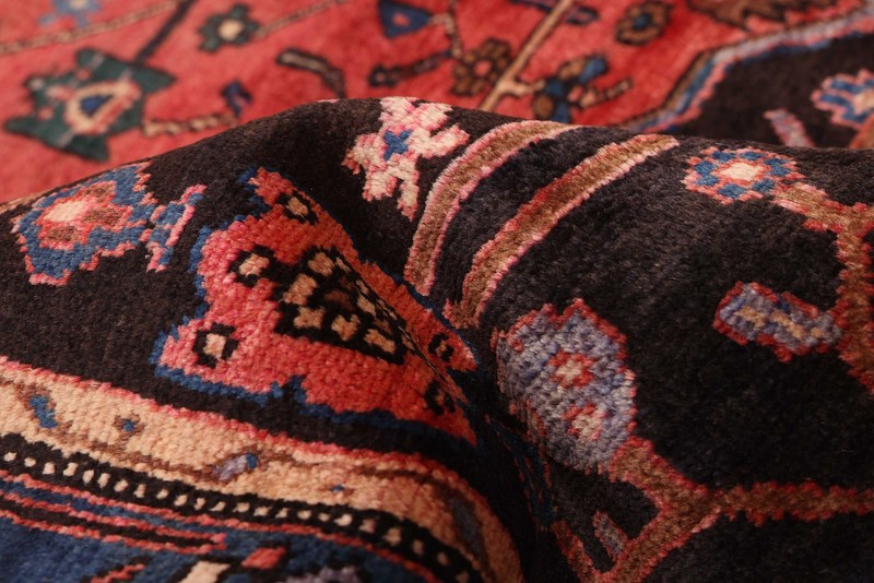 Vintage Hand-Knotted Area Rug 4'6" x 7'5" Traditional Oriental Wool Carpet gallery