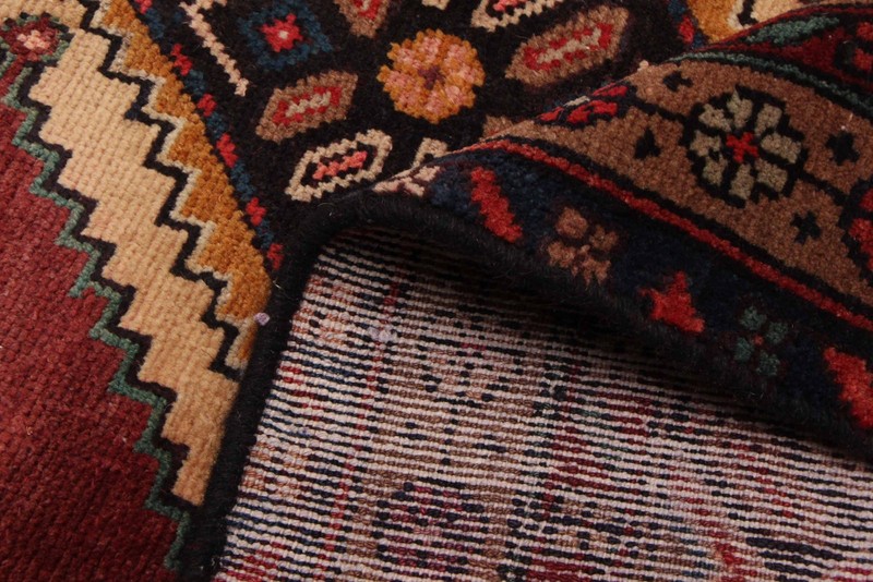 3'5" x 10'9" Vintage Hand-knotted Runner Rug Traditional Oriental Wool Carpet gallery