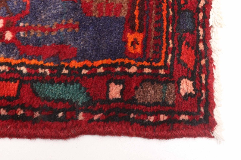 Vintage Hand-Knotted Area Rug 4'3" x 7'0" Traditional Oriental Wool Carpet gallery