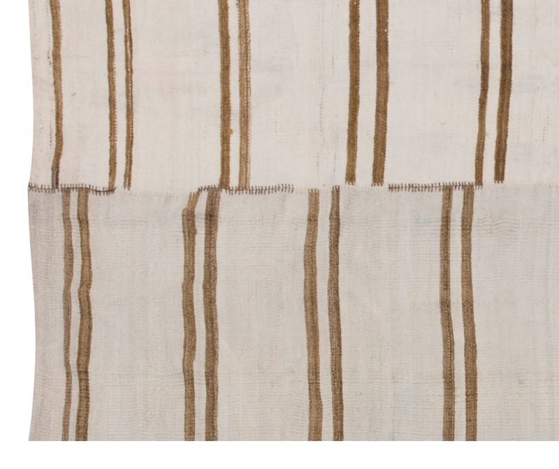 Vintage Minimal Kilim Rug,Striped Kilim Rug,Turkish Kilim Rug, 5'11 x 7'7 ft gallery