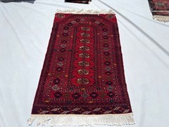 3×4 Hand Knotted Tribal Vintage Wool Area Rug Bokhara Traditional Persian Carpet