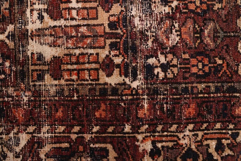 Vintage 4'7" x 6'2" Traditional Hand Knotted Vegetable Dye Wool Area Rug gallery