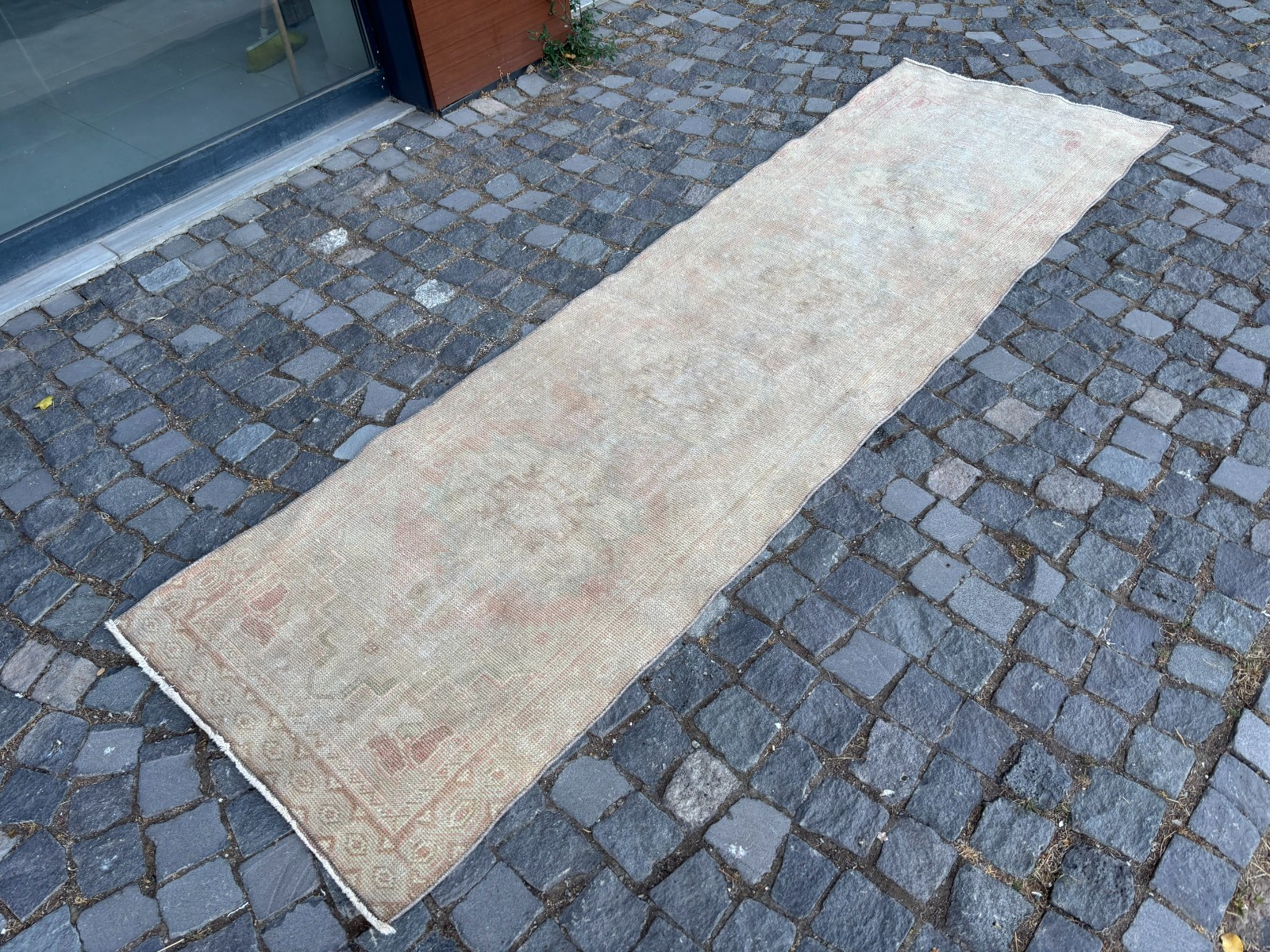 Carpet, Turkish rug, Vintage rug, Handmade rug, Runner, Wool | 2,7 x 9,5 ft gallery