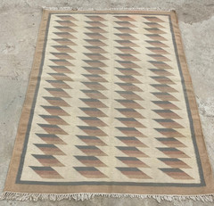 Vintage Traditional Handmade Beautiful Turkish Kilim Floor Rug Carpet 177×126 cm