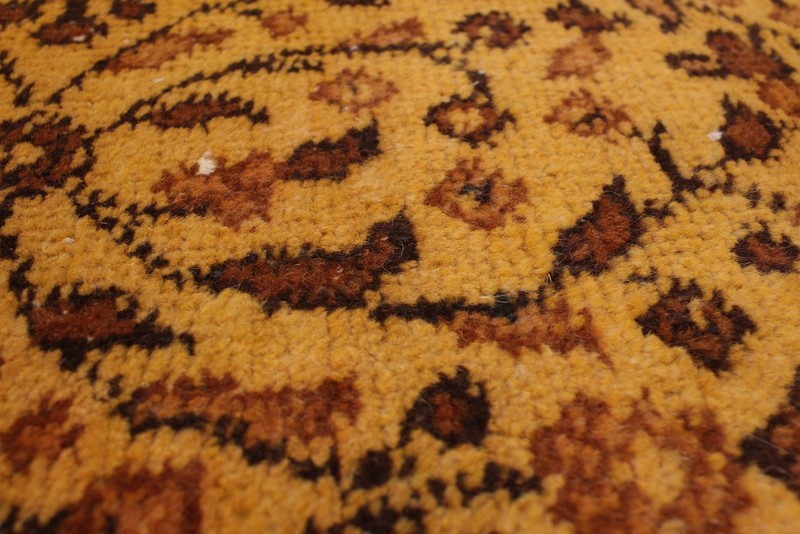 Vintage Light Brown Traditional 3'10" x 7'5" Hand-Knotted Oriental Wool Area Rug gallery