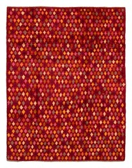 Vintage Hand-Knotted Area Rug 6’2″ x 8’2″ Traditional Oriental Wool Carpet