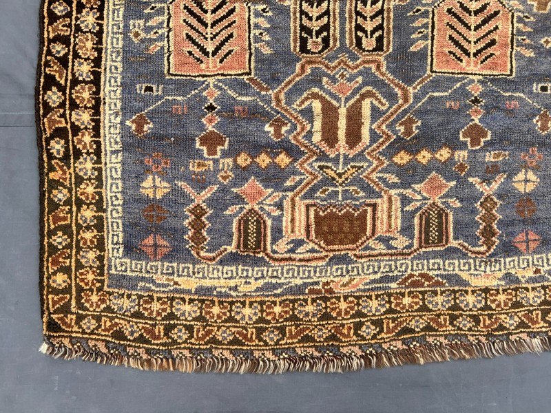 Vintage Gorgeous Natural Vegetable Dye Nomadic Maldari Prayer Rug gallery