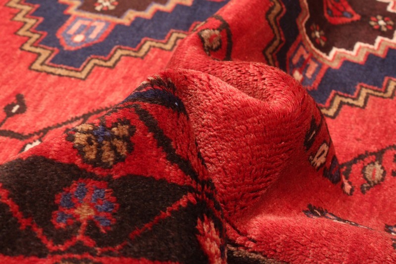 Vintage 5'0" x 6'9" Traditional Hand Knotted Vegetable Dye Wool Area Rug gallery