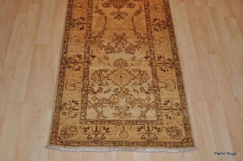 15 FT Handmade MUTED SOFT COLORS vegetable dyed best quality **HALL-RUNNER** gallery