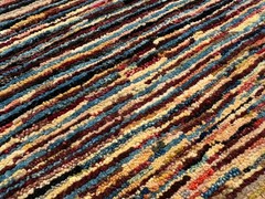 3×5 VINTAGE ORIENTAL RUG WOOL HAND-KNOTTED HANDMADE geometric tribal gabbeh fine