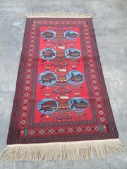Nomadic Vintage Baloch Rug Sheep Wool Rug maldari rug 7×4 ft Afghan rug